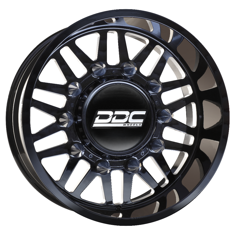Dually Design Company 01 Aftermath Gloss Black/Milled Super Single Front 