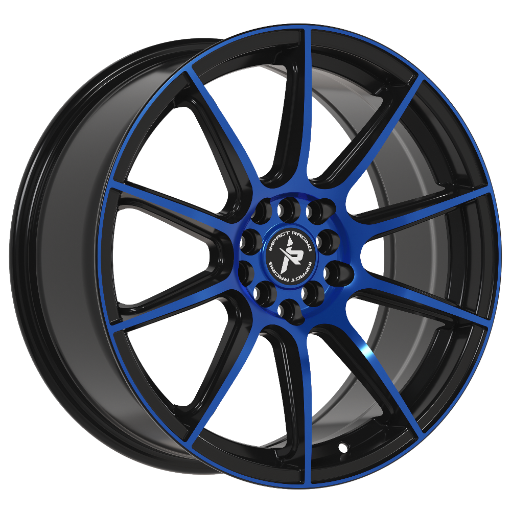 Impact Racing 502 Gloss Black Blue