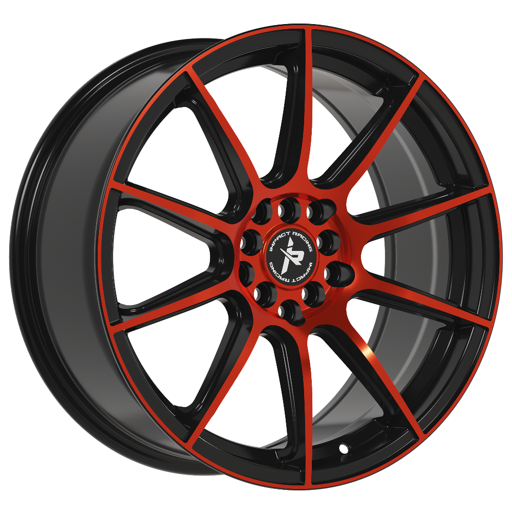 Impact Racing 502 Gloss Black Red