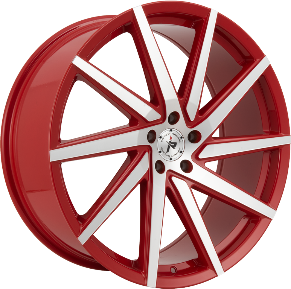 Impact Racing 601 Gloss Red w/Machined Face