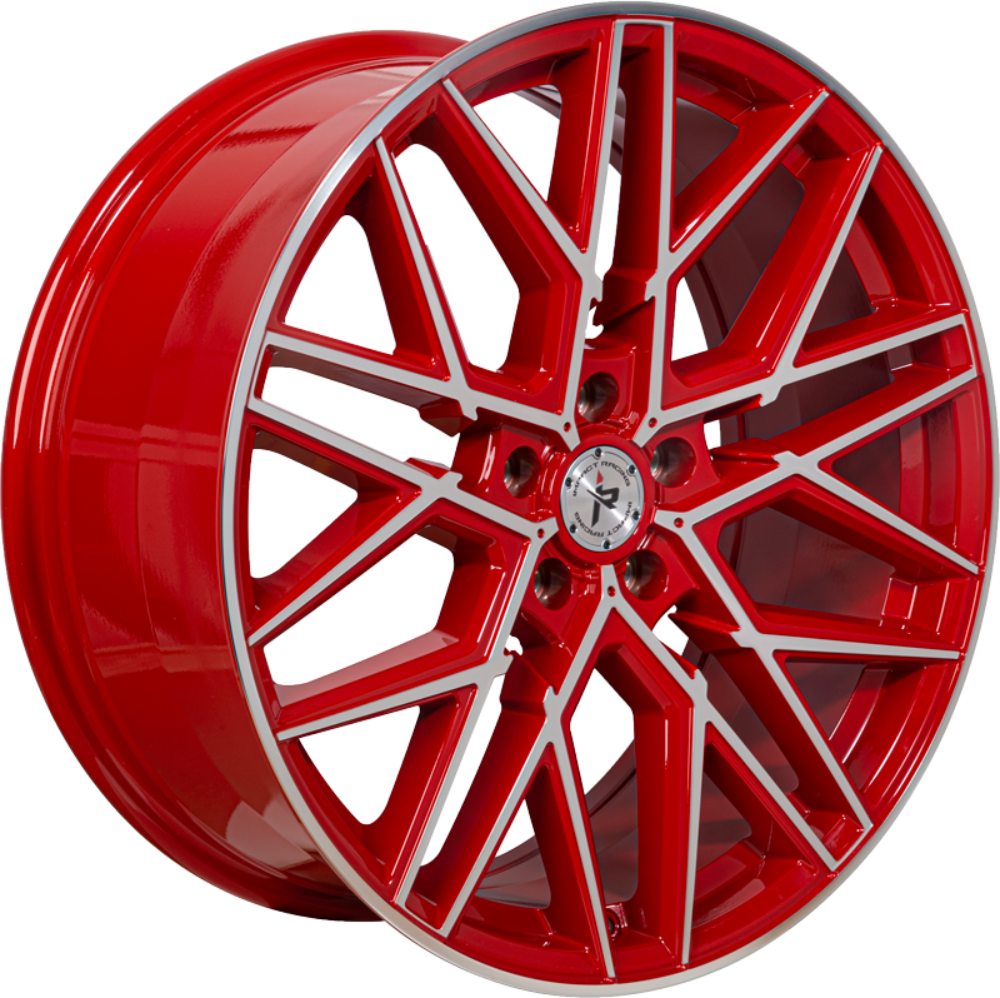 Impact Racing 602 Gloss Red w/Machined Face