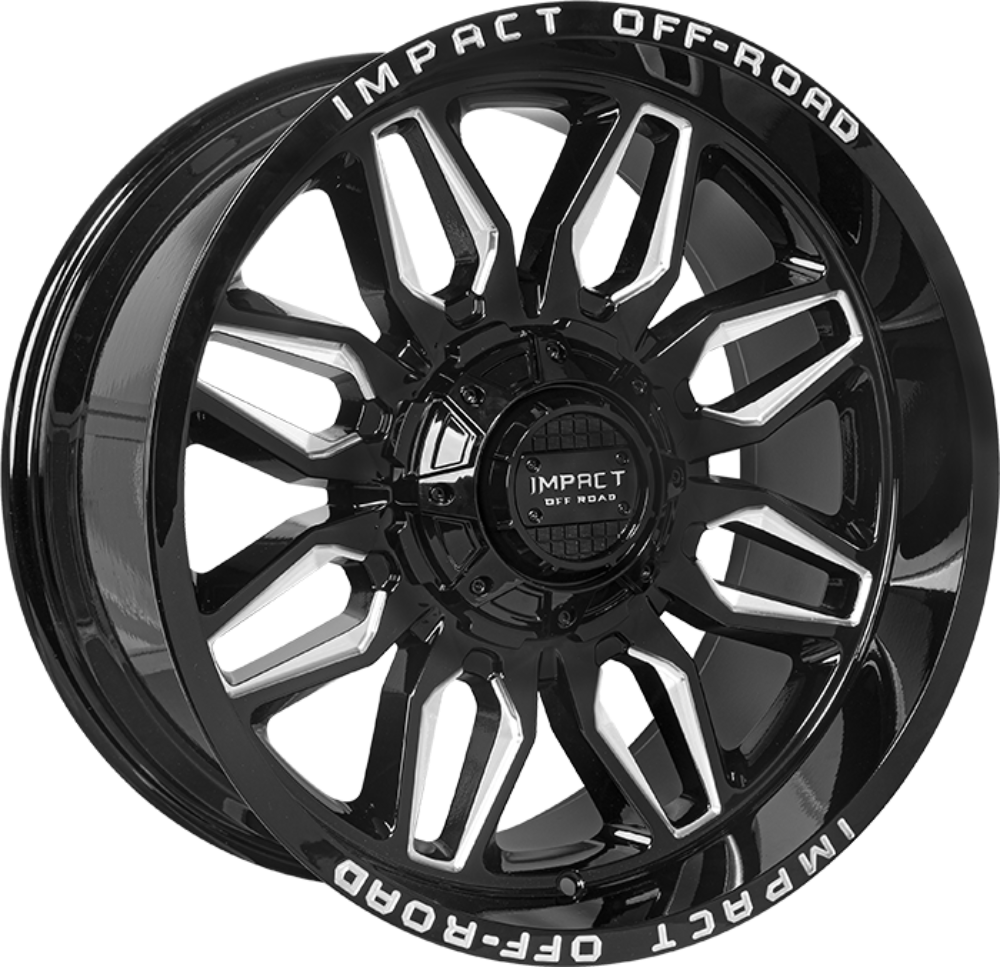 Impact OffRoad 827 Gloss Black Milled 