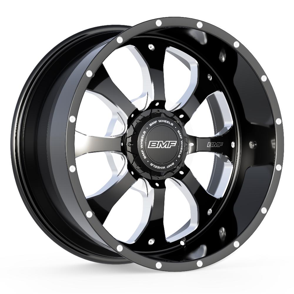 BMF Payback 6-Lug Signature Series - Gloss Black MIlled w/Dimples