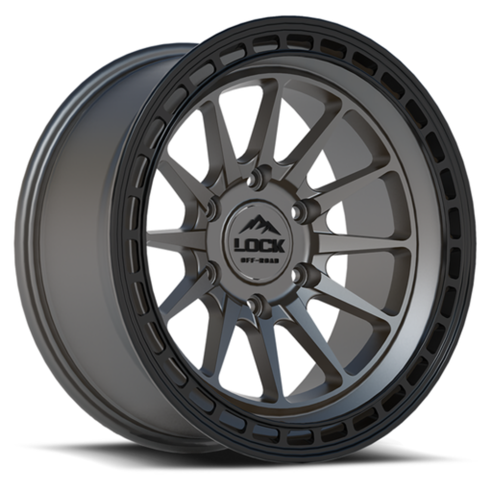 Lock OffRoad 05 Baja Matte Gunmetal w/Matte Blk Ring 
